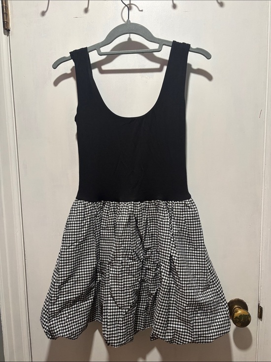 LE Bop Dresses & Skirts - New NWT LE BOP Piper combo gingham mini bubble hem dress sold out size small